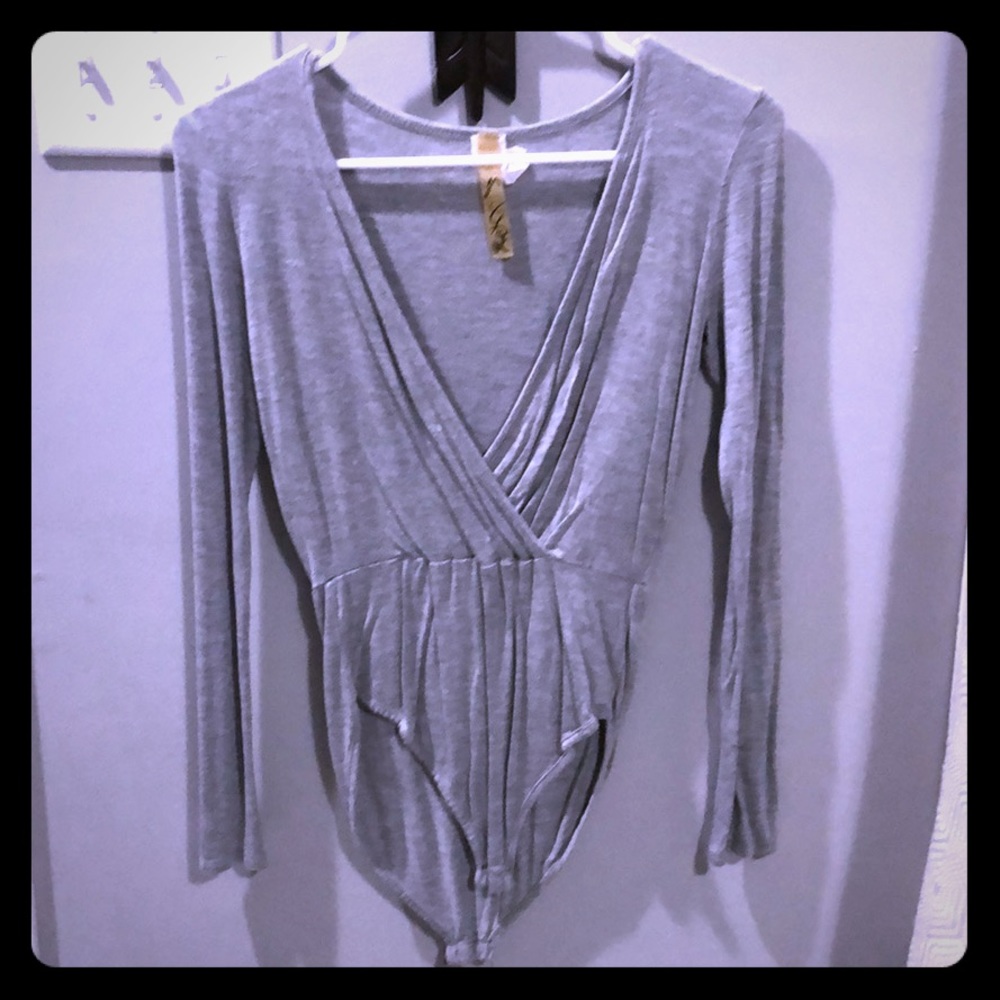 Grey bodysuit